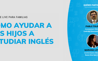 Charla en vivo para familias: «Cómo ayudar a tus hijos a estudiar inglés»